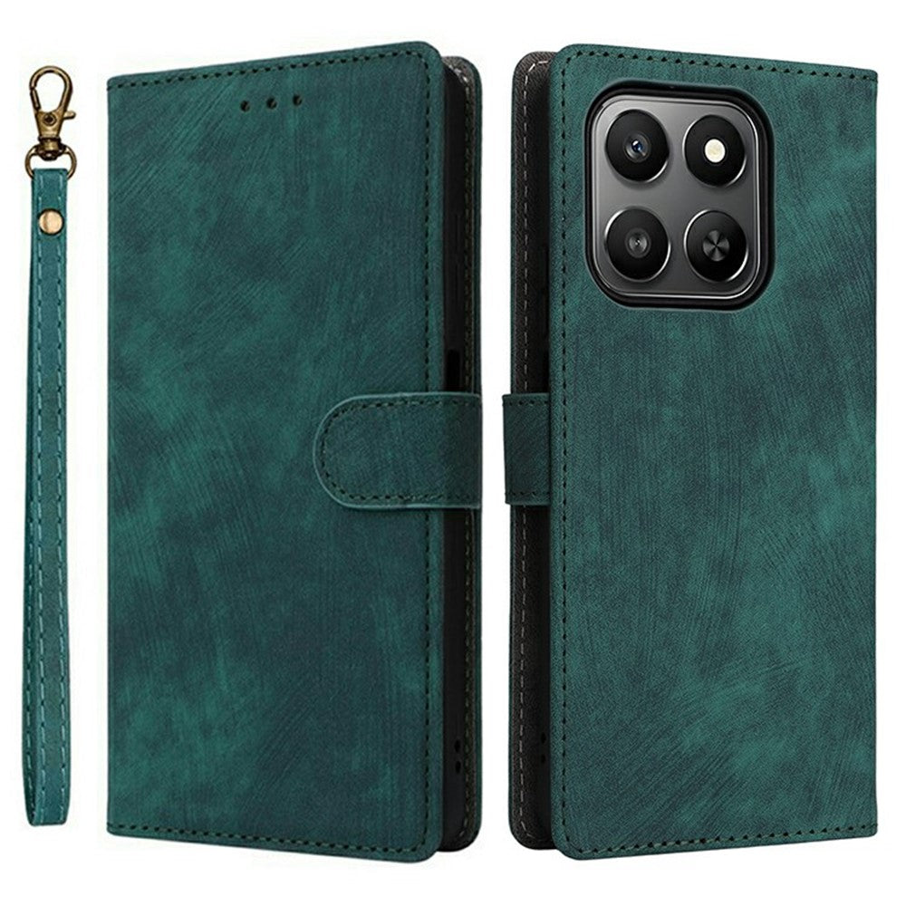 For Honor 400 Smart 5G / 4G / X7d 4G Case Wallet RFID Blocking PU Leather Phone Cover Stand with Strap