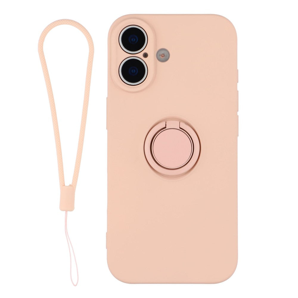 iPhone 17 Silikonhülle – Leicht & Mit Schwenkring-Ständer