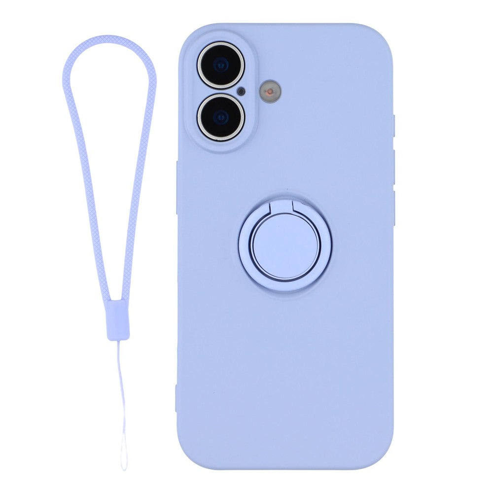 iPhone 17 Silikonhülle – Leicht & Mit Schwenkring-Ständer
