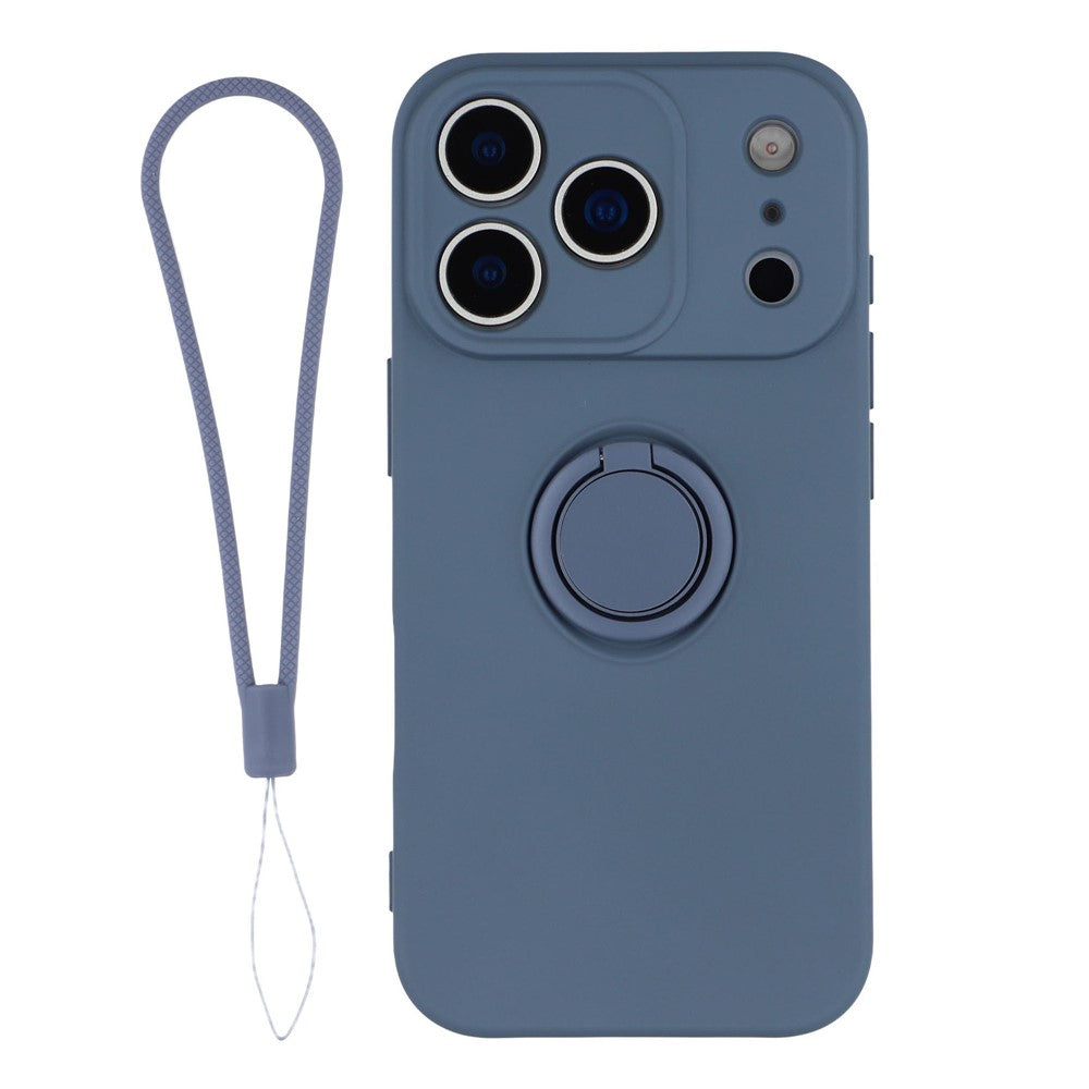 iPhone 17 Pro Silikonhülle – Leicht & Mit Schwenkring-Ständer