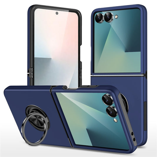 Galaxy Z Flip7 5G – Handyhülle aus Kunststoff und TPU, mit Ständer, mit Ringhalter