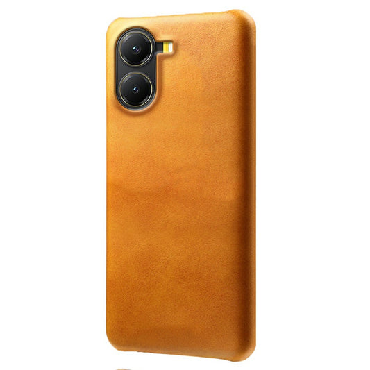 For Xiaomi Poco X7 Pro 5G Case Calf Texture PU Leather Hard PC Protective Phone Cover