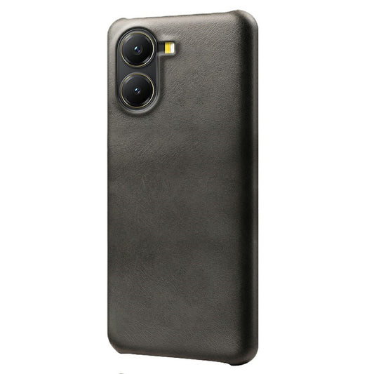 For Xiaomi Poco X7 Pro 5G Case Calf Texture PU Leather Hard PC Protective Phone Cover