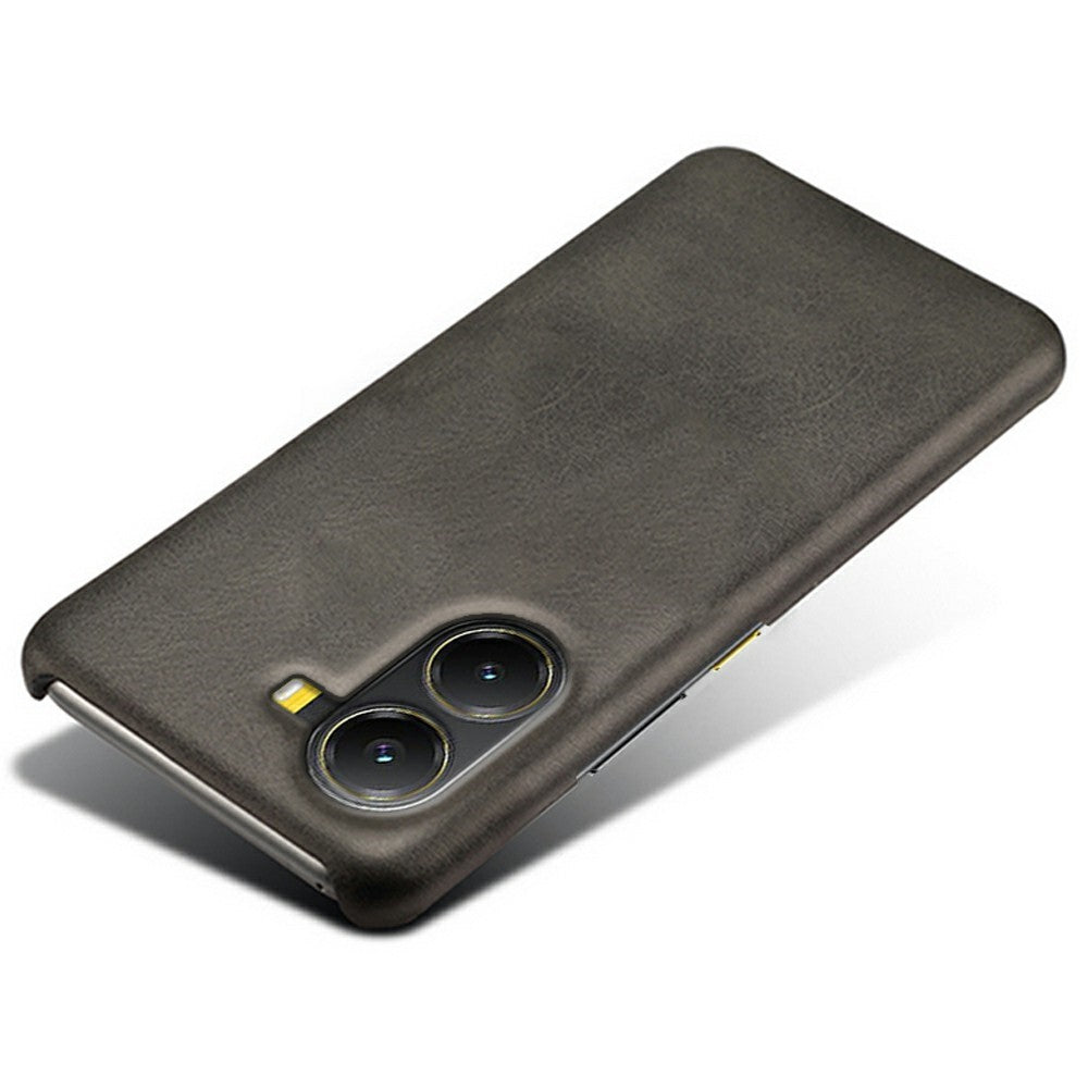 For Xiaomi Poco X7 Pro 5G Case Calf Texture PU Leather Hard PC Protective Phone Cover