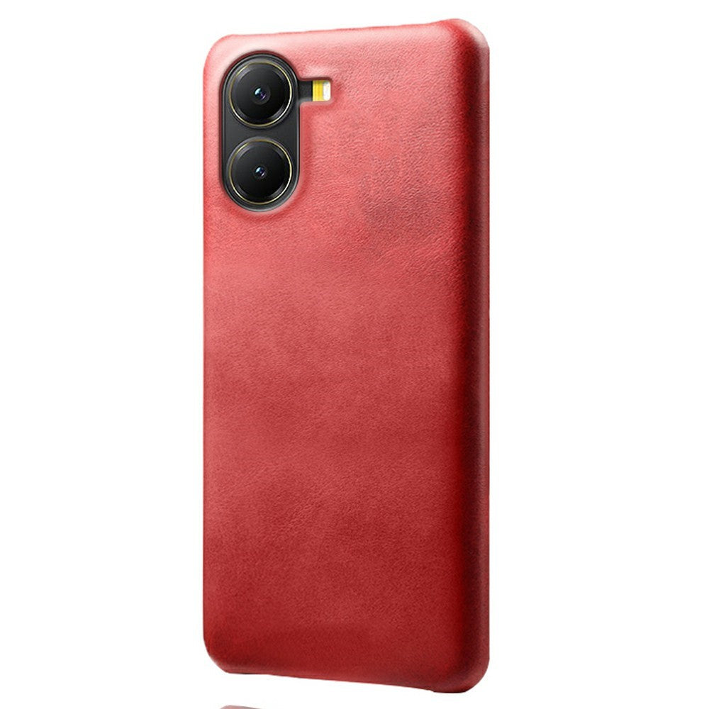 For Xiaomi Poco X7 Pro 5G Case Calf Texture PU Leather Hard PC Protective Phone Cover