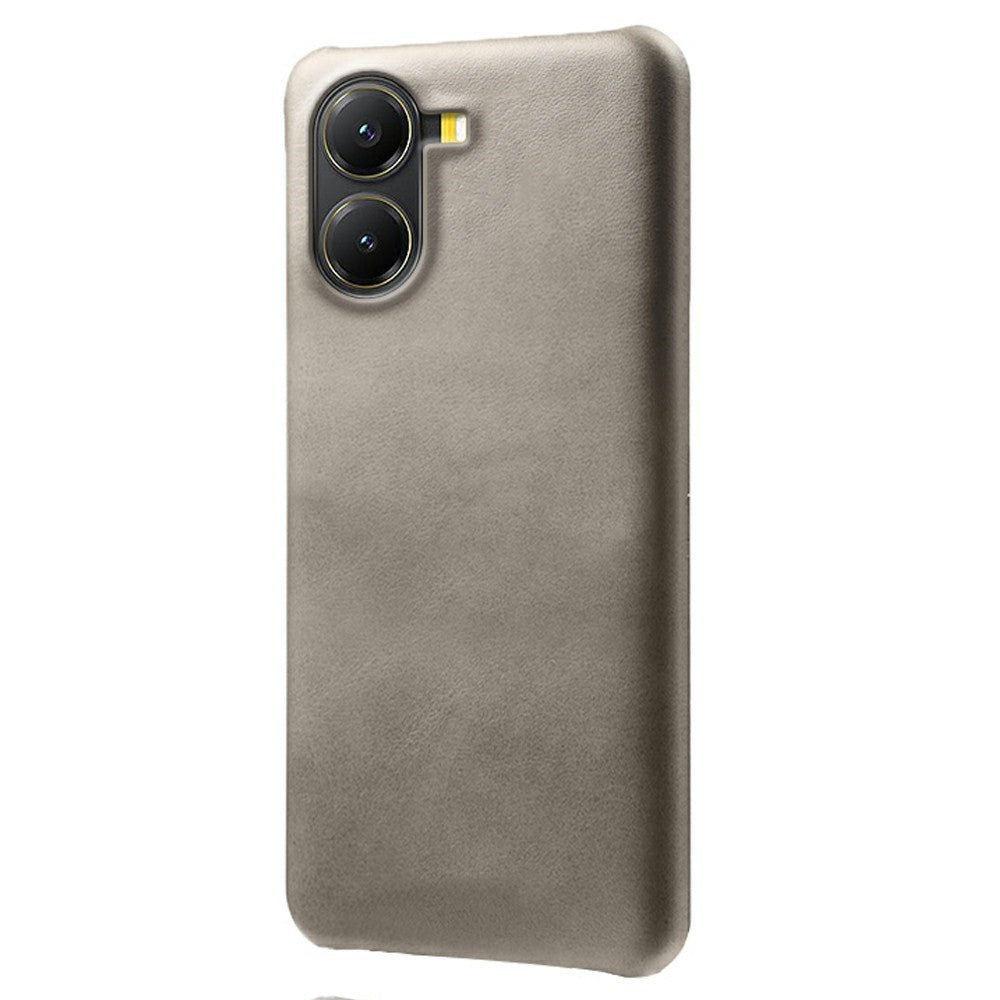 For Xiaomi Poco X7 Pro 5G Case Calf Texture PU Leather Hard PC Protective Phone Cover