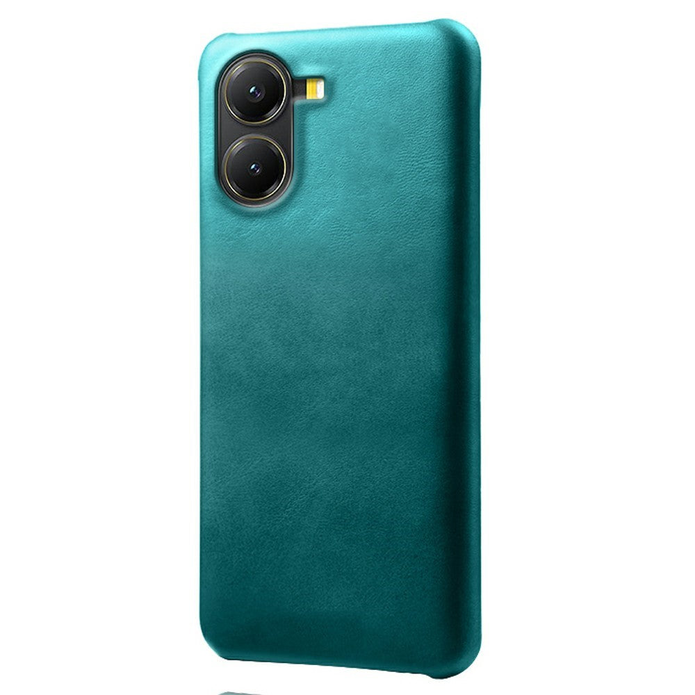 For Xiaomi Poco X7 Pro 5G Case Calf Texture PU Leather Hard PC Protective Phone Cover
