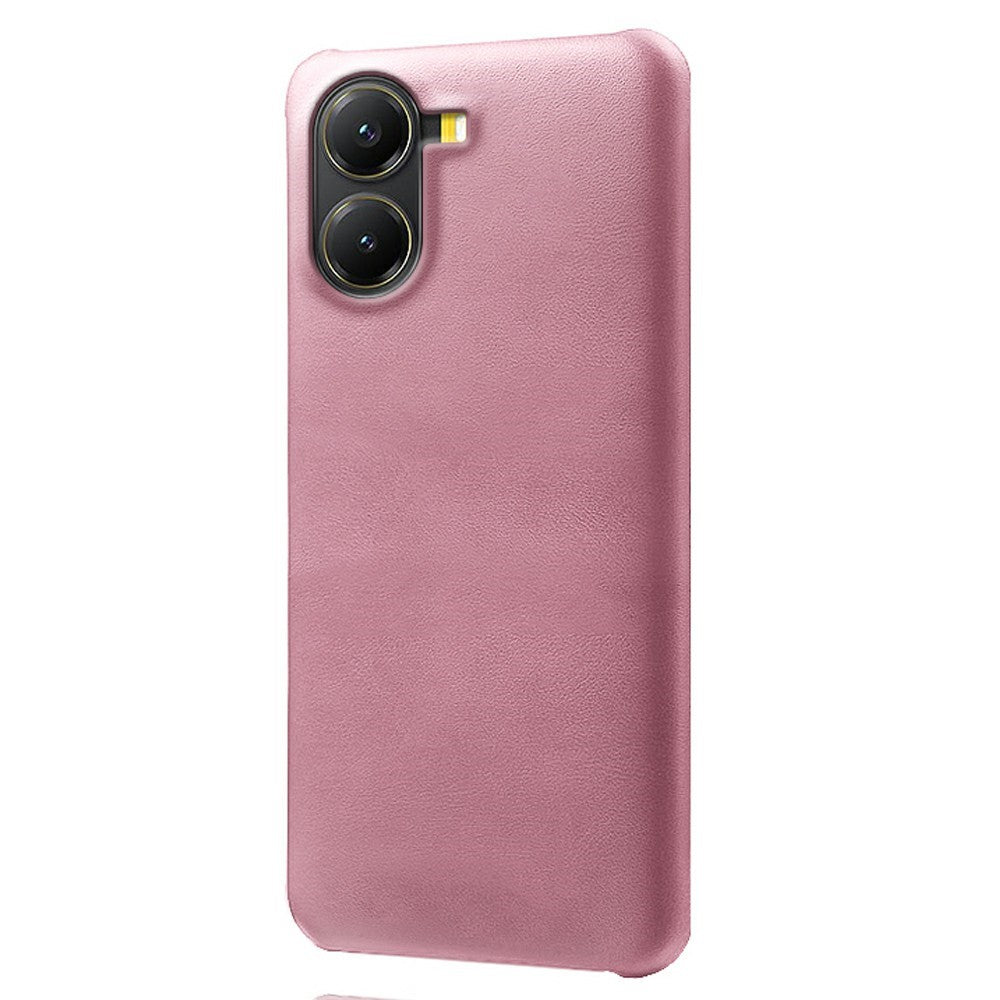 For Xiaomi Poco X7 Pro 5G Case Calf Texture PU Leather Hard PC Protective Phone Cover