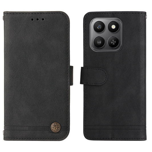 For Honor 400 Smart 5G / 4G / X7d 4G Leather Wallet Cases Skin Touch Phone Cover Stand with Strap