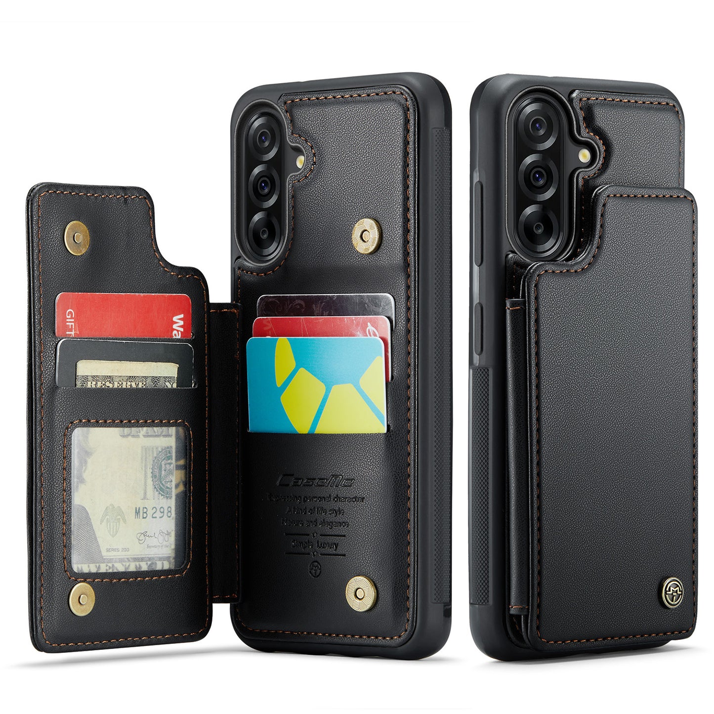 Galaxy A17 5G/4G Faltbare Wallet-Hülle – RFID & 5 Kartenfächer