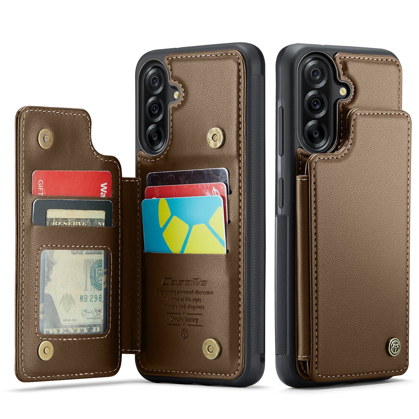 Galaxy A17 5G/4G Faltbare Wallet-Hülle – RFID & 5 Kartenfächer