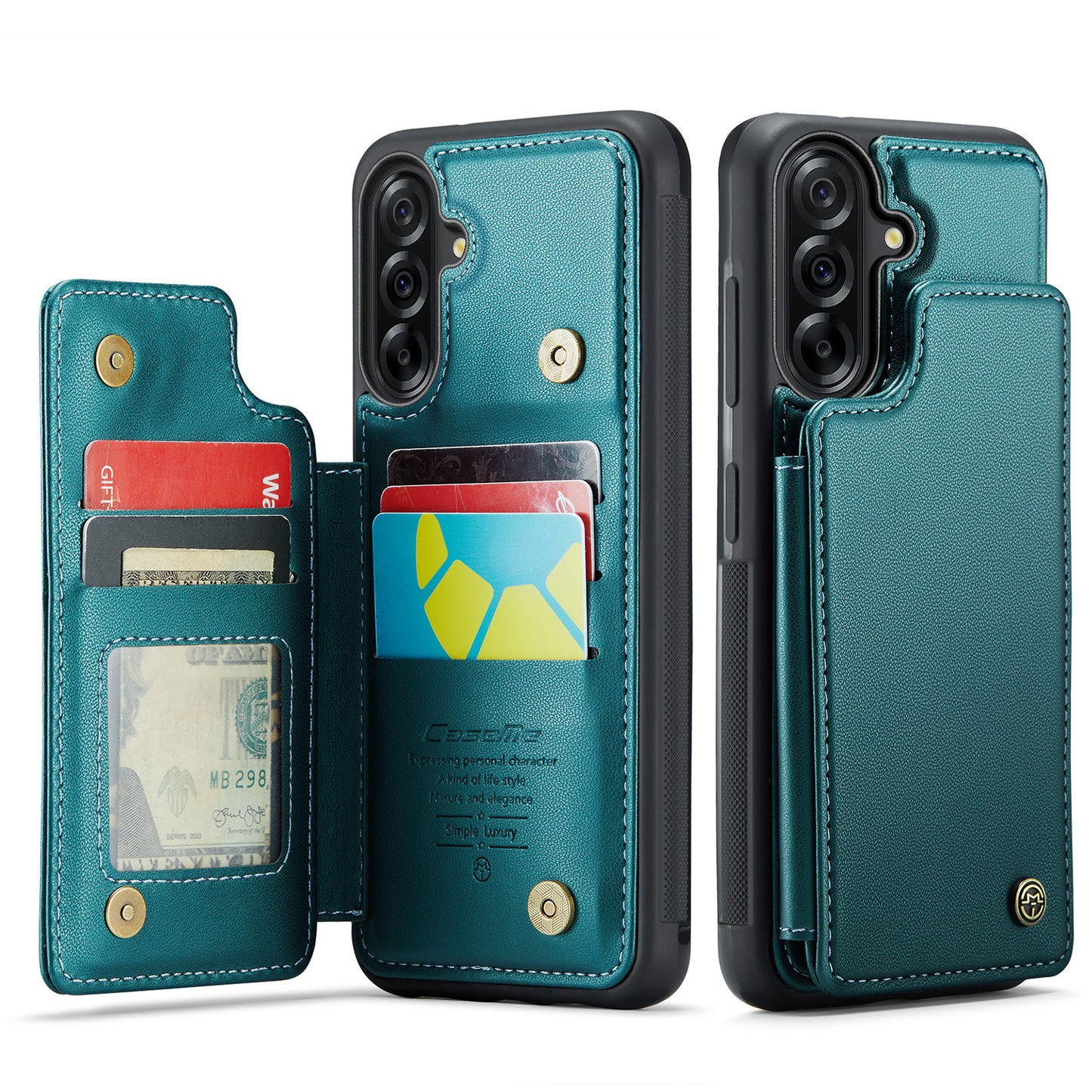 Galaxy A17 5G/4G Faltbare Wallet-Hülle – RFID & 5 Kartenfächer