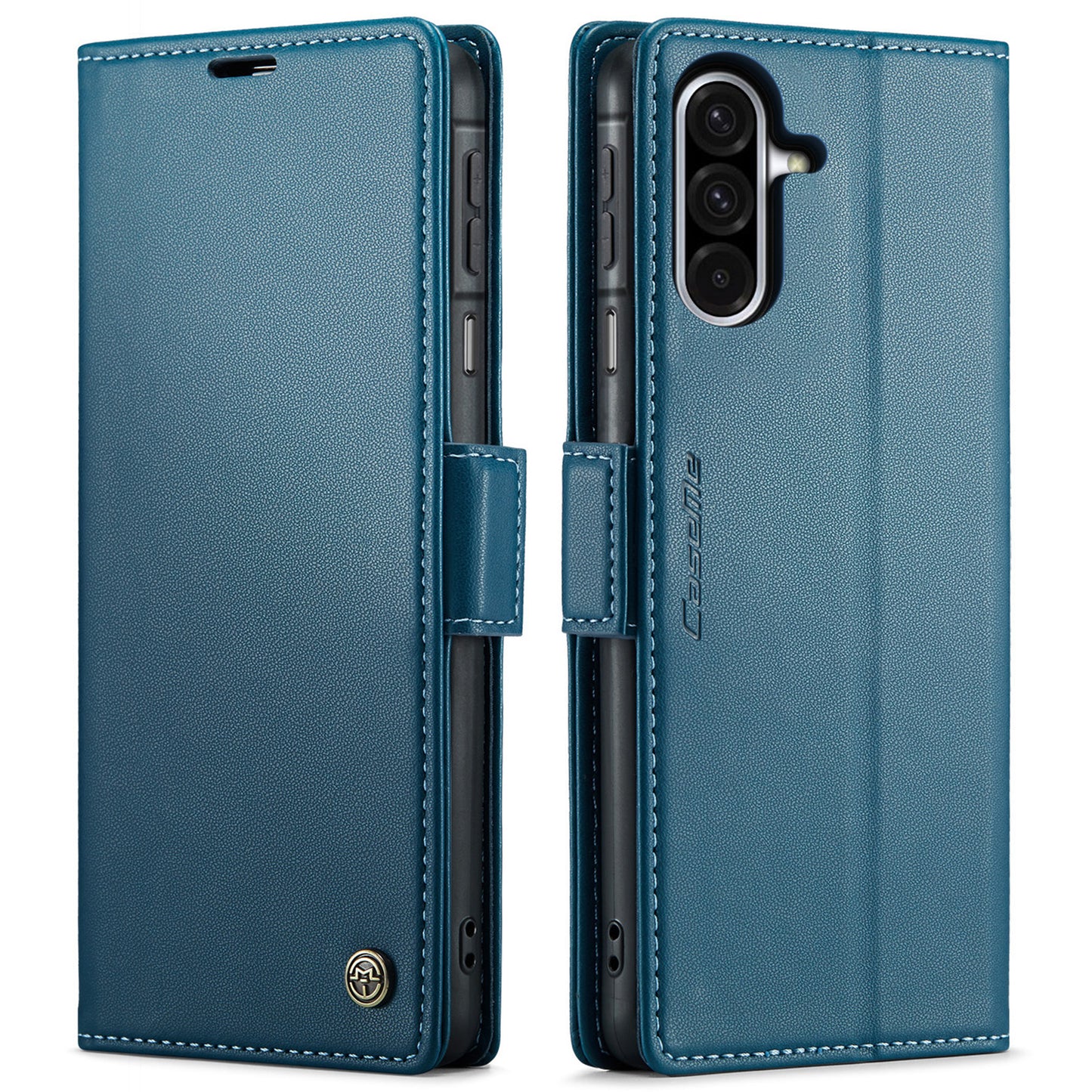 Galaxy A17 5G/4G Glänzende Wallet-Hülle – RFID-Schutz & Ständer