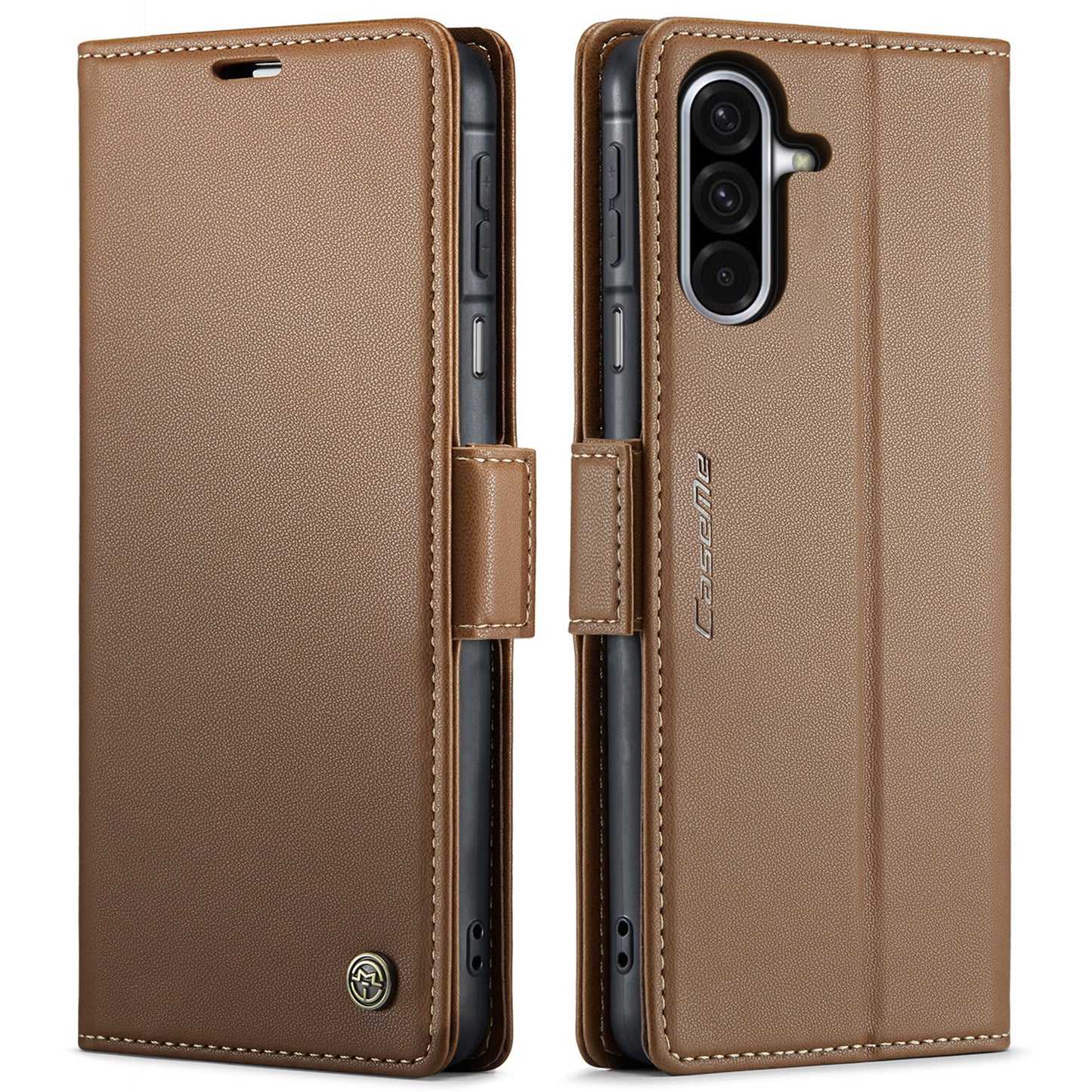 Galaxy A17 5G/4G Glänzende Wallet-Hülle – RFID-Schutz & Ständer