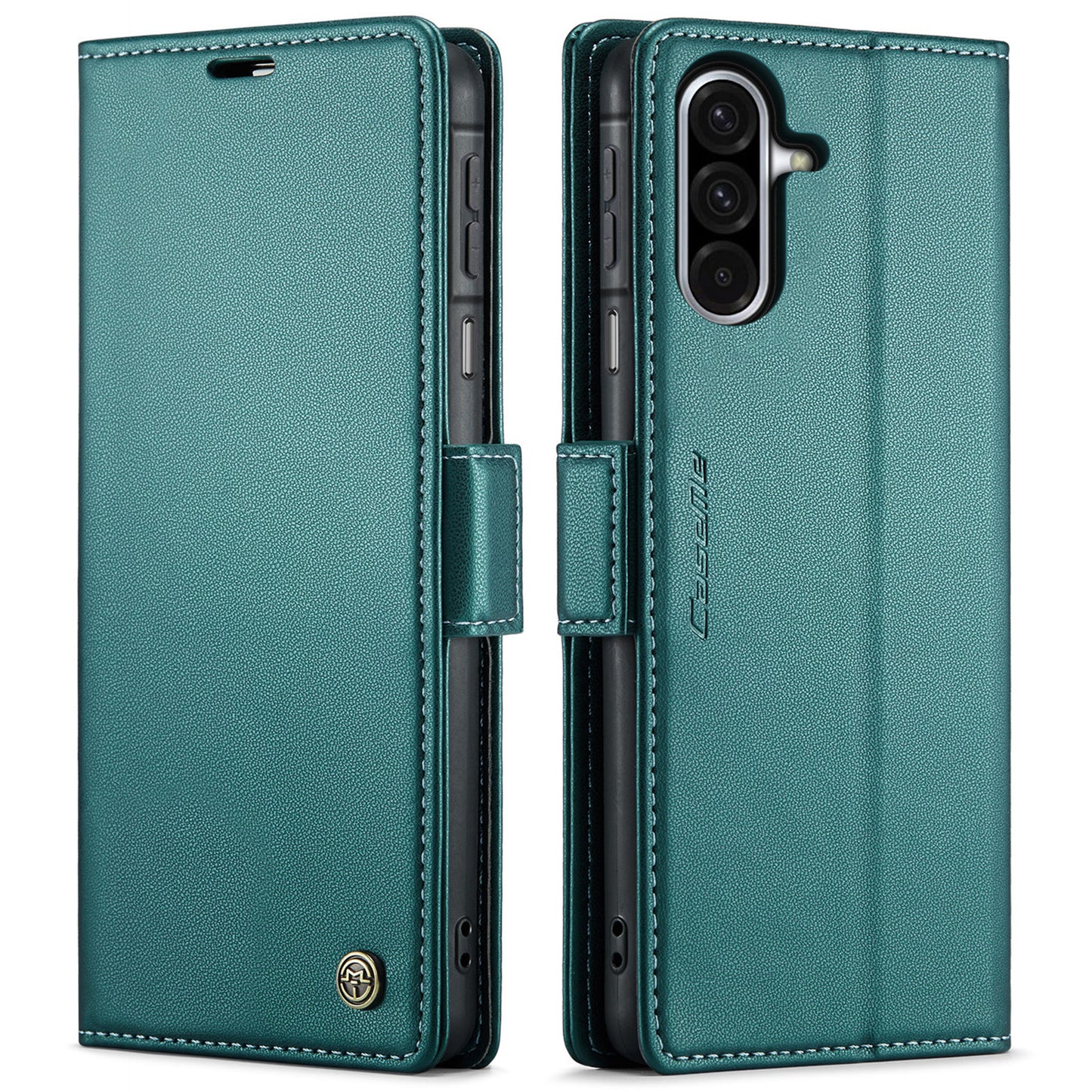 Galaxy A17 5G/4G Glänzende Wallet-Hülle – RFID-Schutz & Ständer