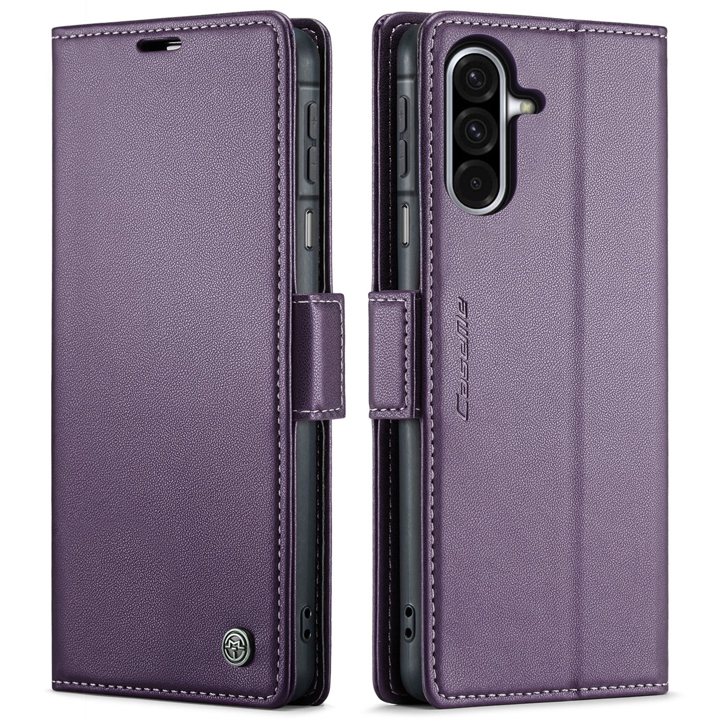 Galaxy A17 5G/4G Glänzende Wallet-Hülle – RFID-Schutz & Ständer