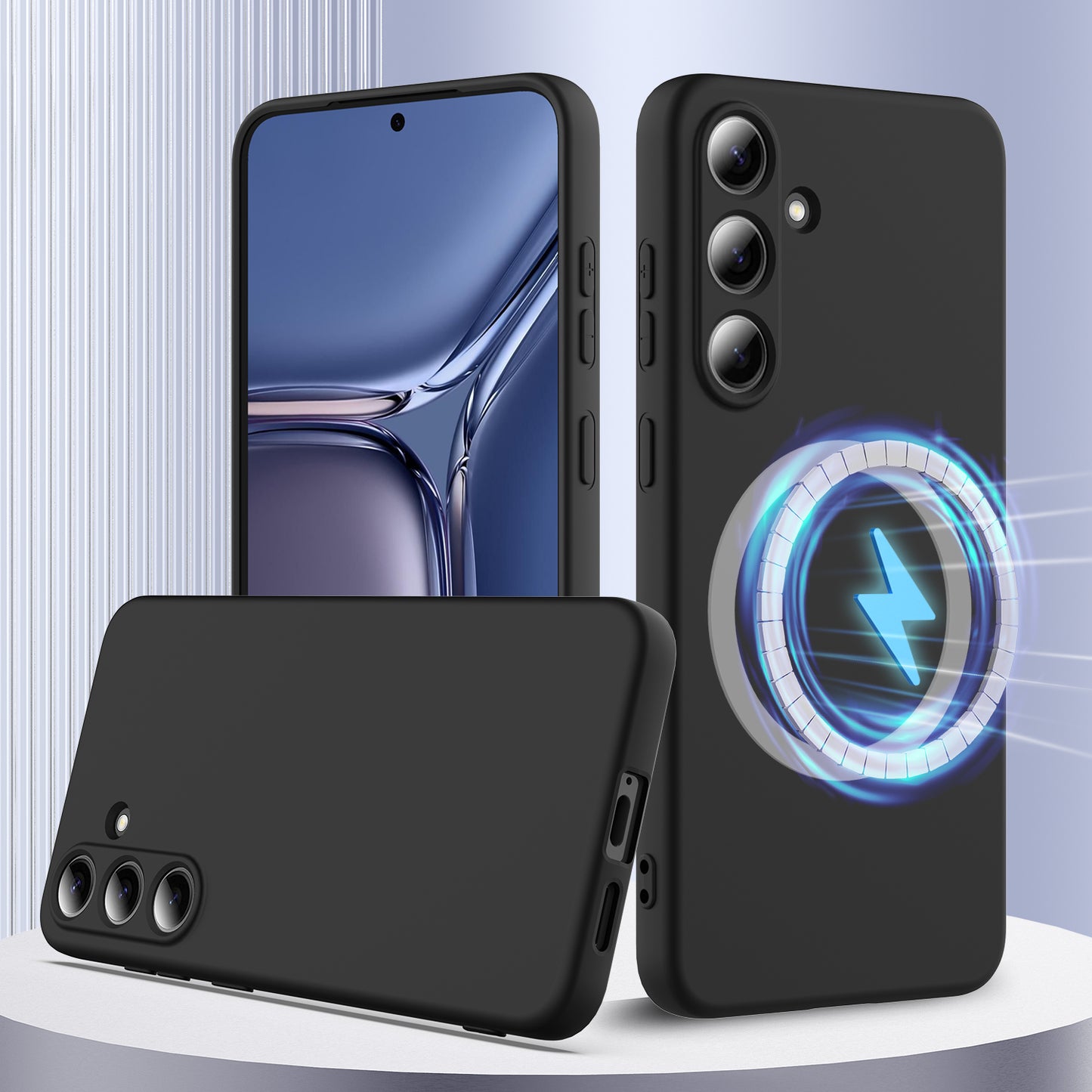 Galaxy S25 FE Silikonhülle – MagSafe-kompatibel, weich, stoßfest & rutschfest