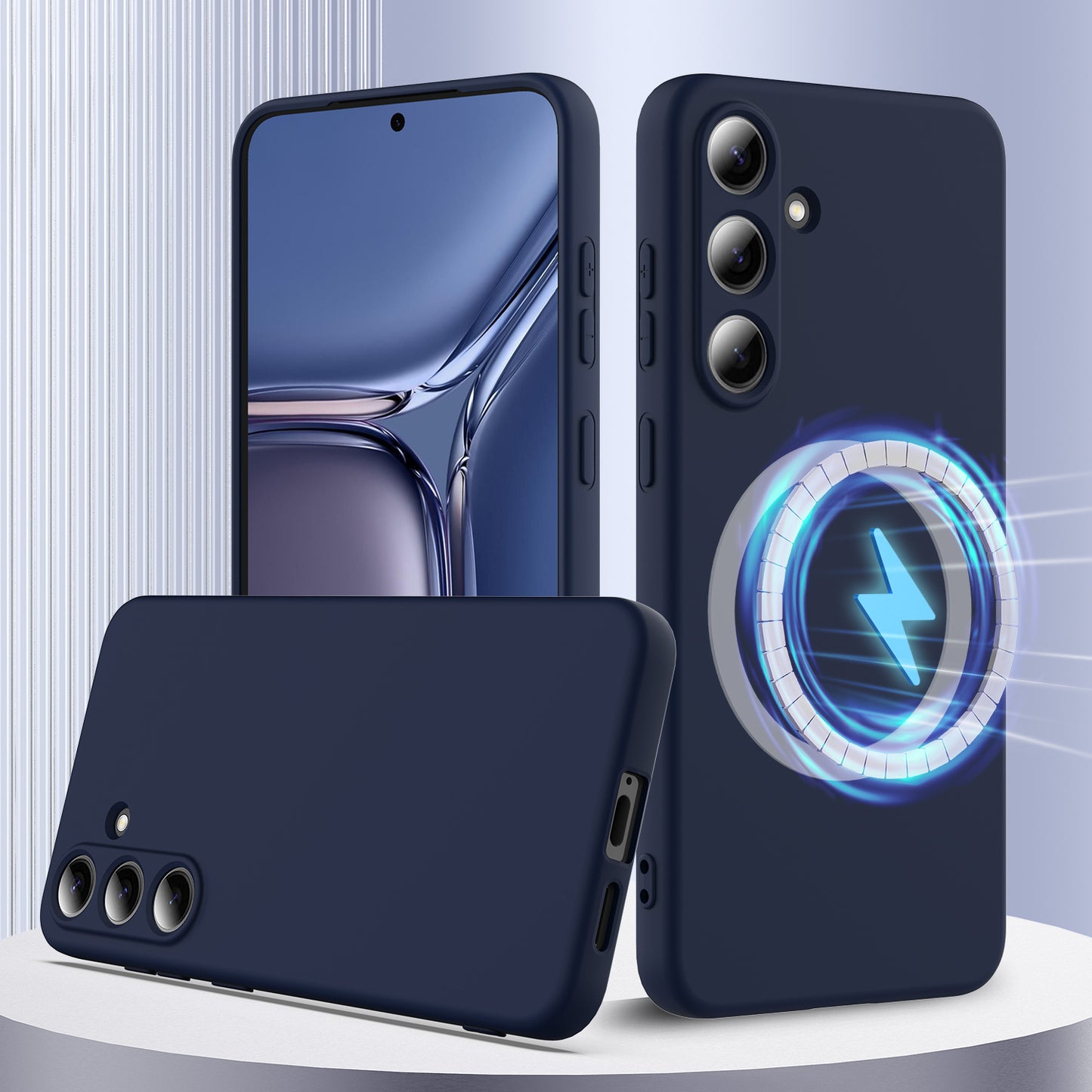 Galaxy S25 FE Silikonhülle – MagSafe-kompatibel, weich, stoßfest & rutschfest