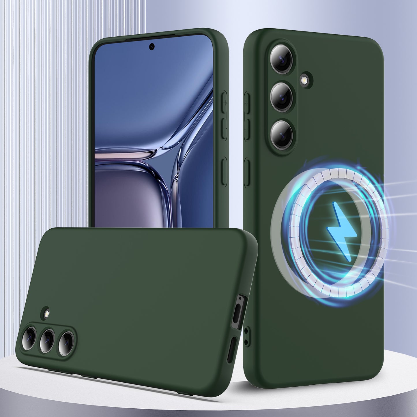 Galaxy S25 FE Silikonhülle – MagSafe-kompatibel, weich, stoßfest & rutschfest