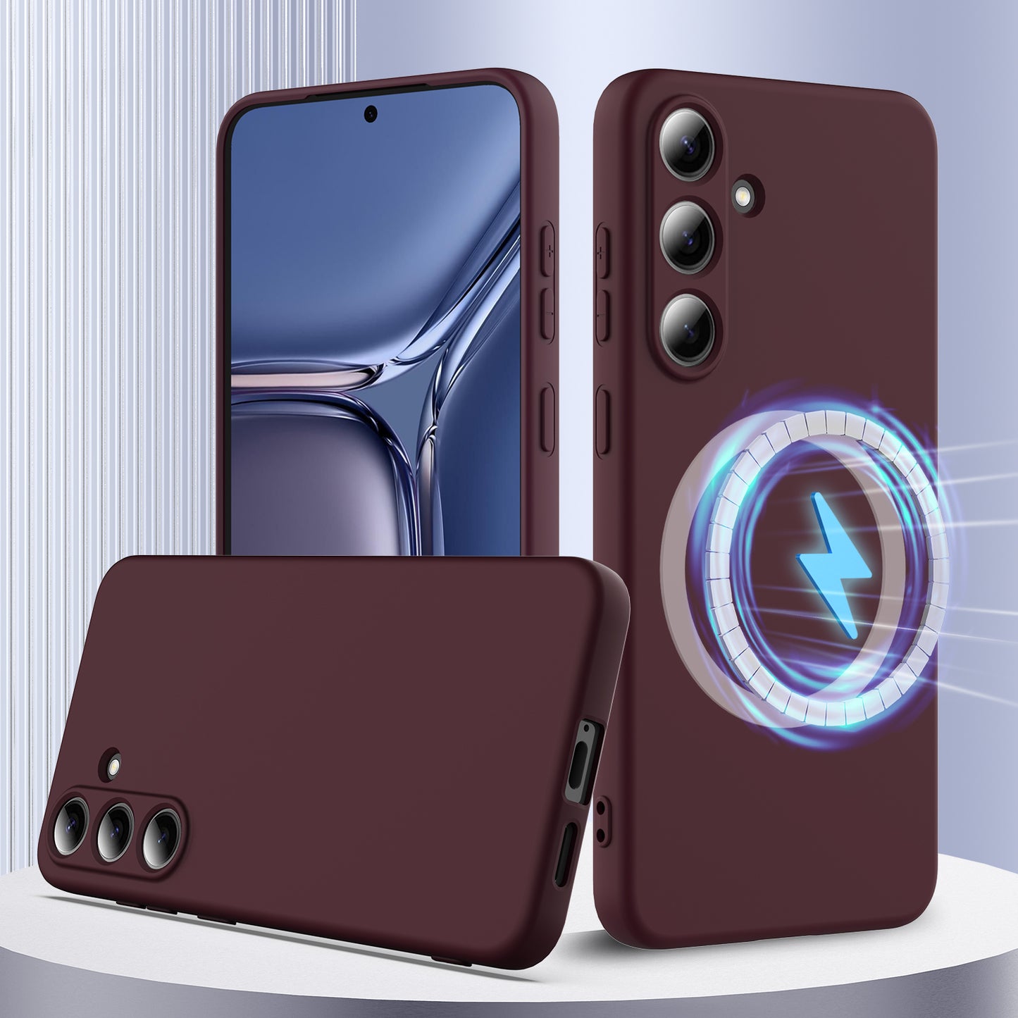 Galaxy S25 FE Silikonhülle – MagSafe-kompatibel, weich, stoßfest & rutschfest