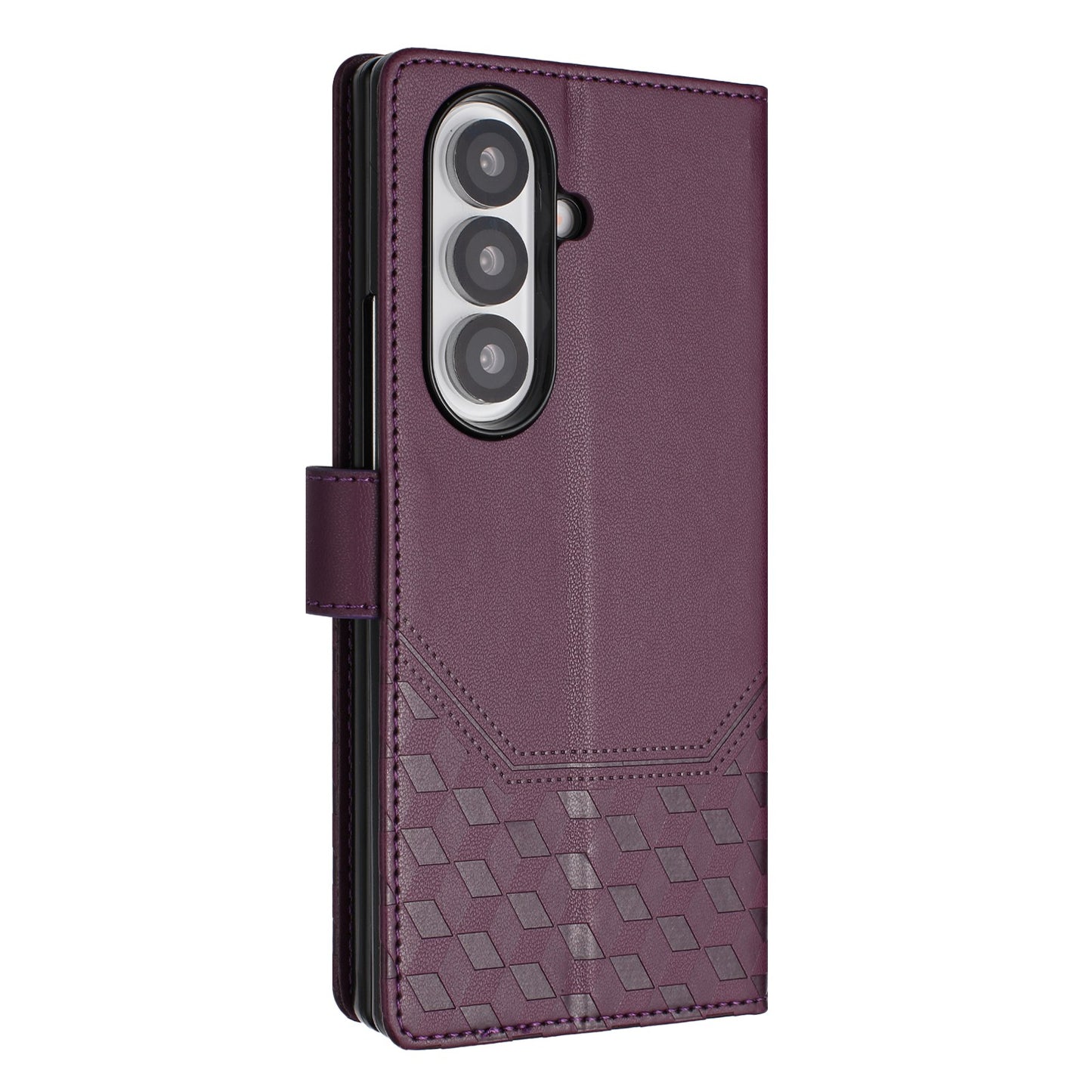 Galaxy Z Fold7 5G Lederhülle mit Riemen & RFID-Schutz