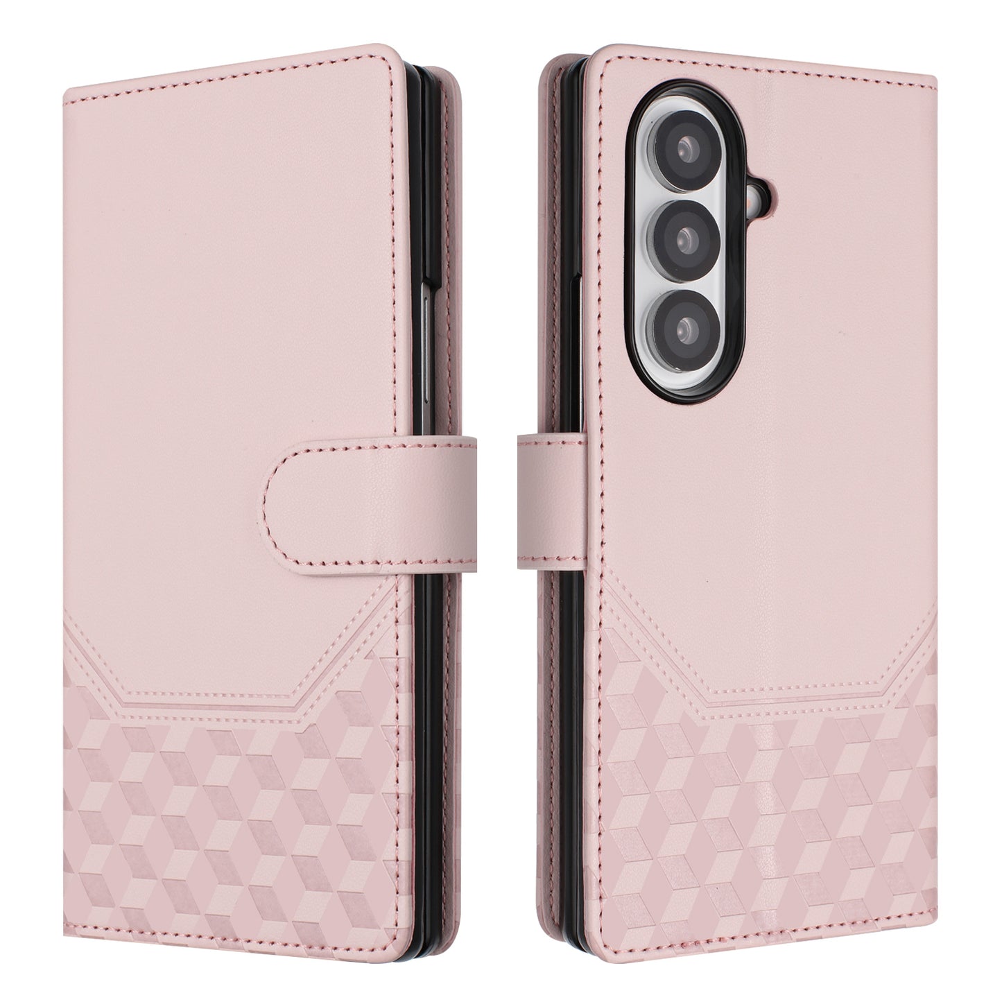 Galaxy Z Fold7 5G Lederhülle mit Riemen & RFID-Schutz