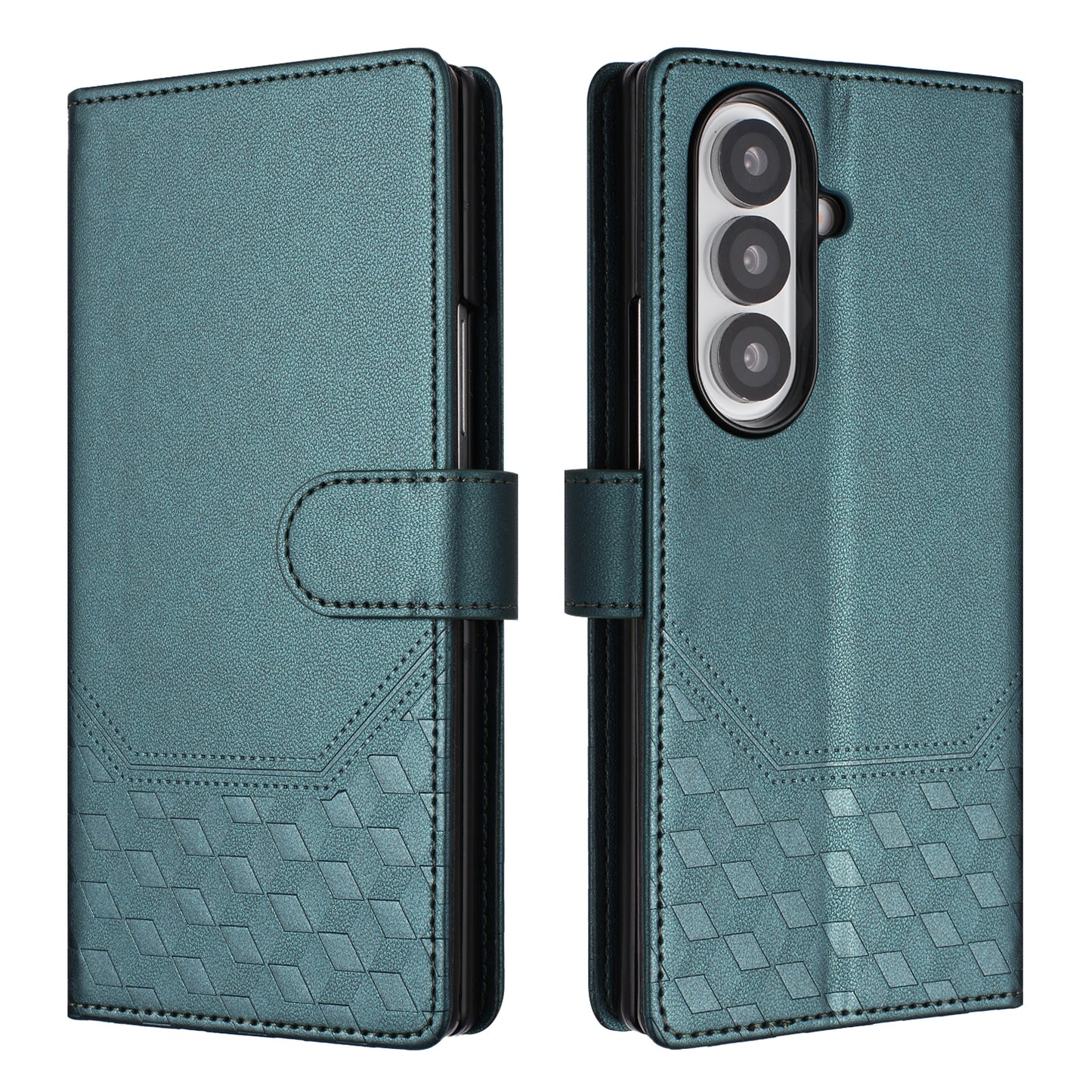 Galaxy Z Fold7 5G Lederhülle mit Riemen & RFID-Schutz