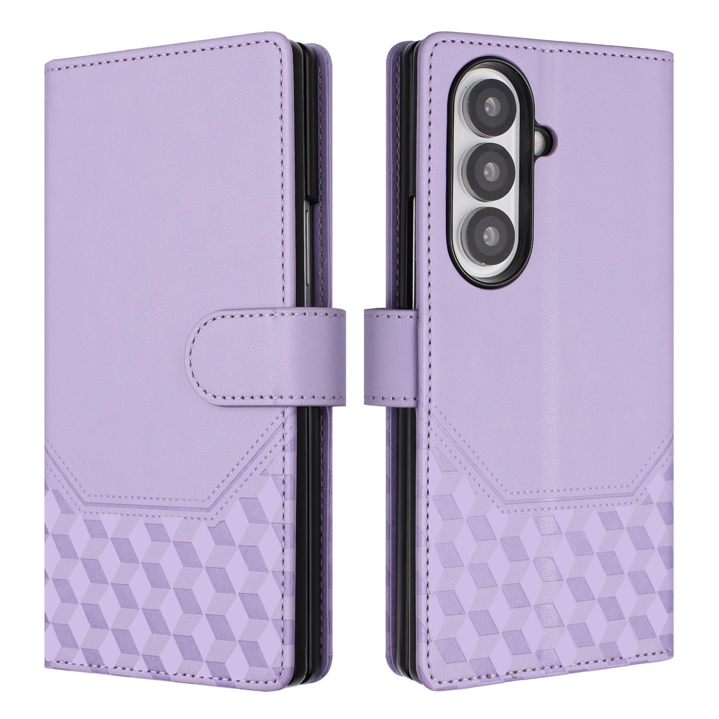 Galaxy Z Fold7 5G Lederhülle mit Riemen & RFID-Schutz