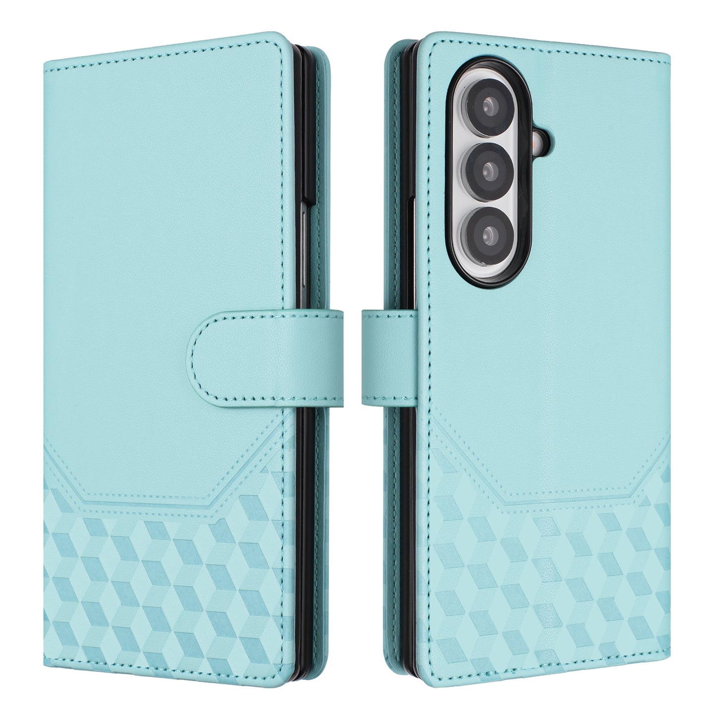 Galaxy Z Fold7 5G Lederhülle mit Riemen & RFID-Schutz