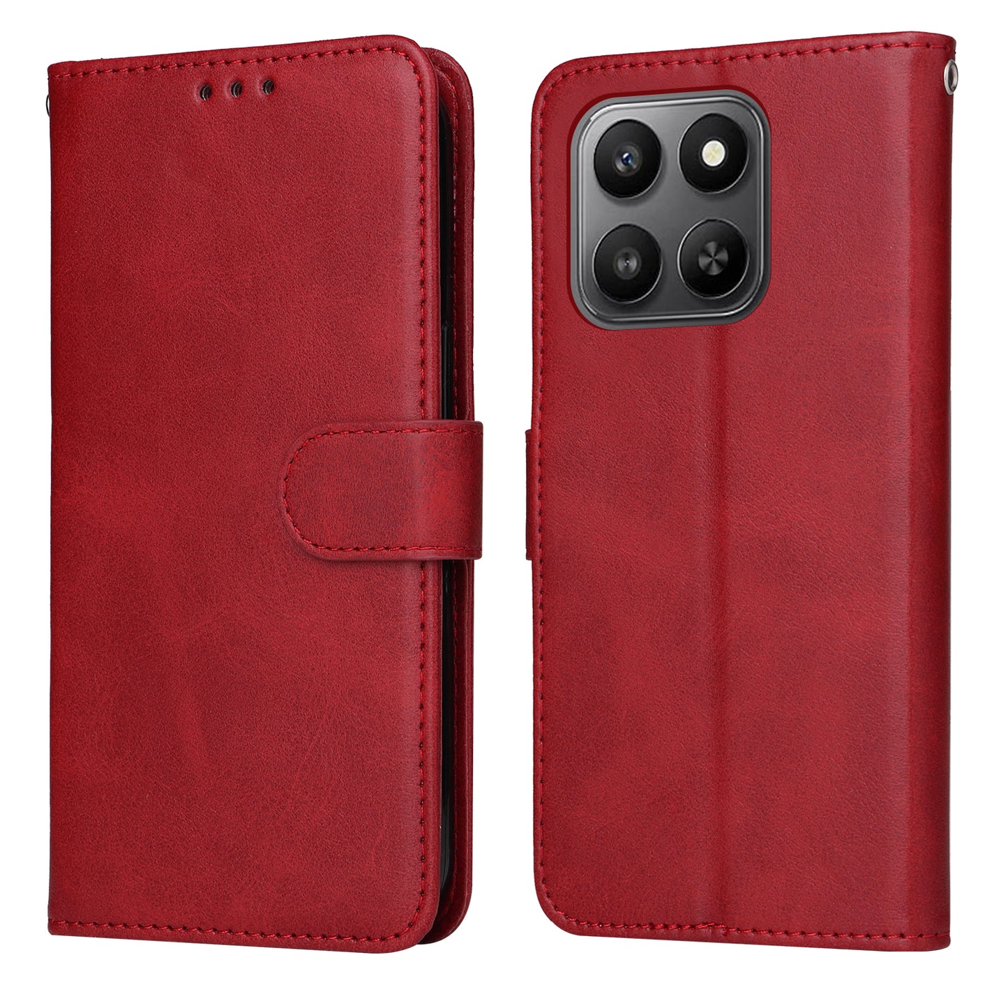 For Honor 400 Smart 5G / 4G / X7d 4G Case Wallet PU Leather Folio Flip Phone Cover