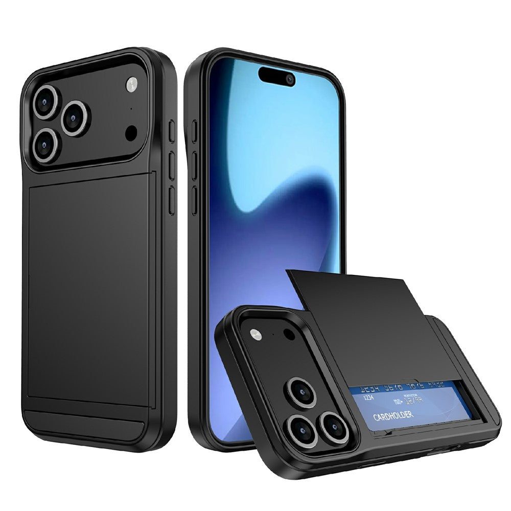 iPhone 17 Pro Schiebekartensteckplatz-Hülle – Mit Kratzfestem Design
