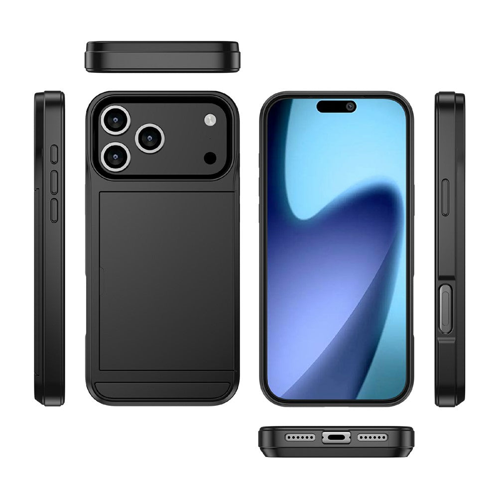 iPhone 17 Pro Schiebekartensteckplatz-Hülle – Mit Kratzfestem Design