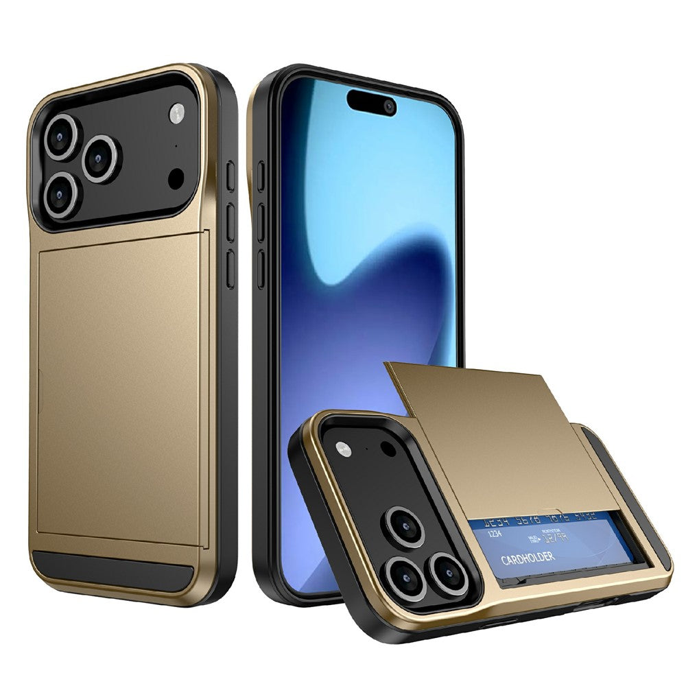 iPhone 17 Pro Schiebekartensteckplatz-Hülle – Mit Kratzfestem Design