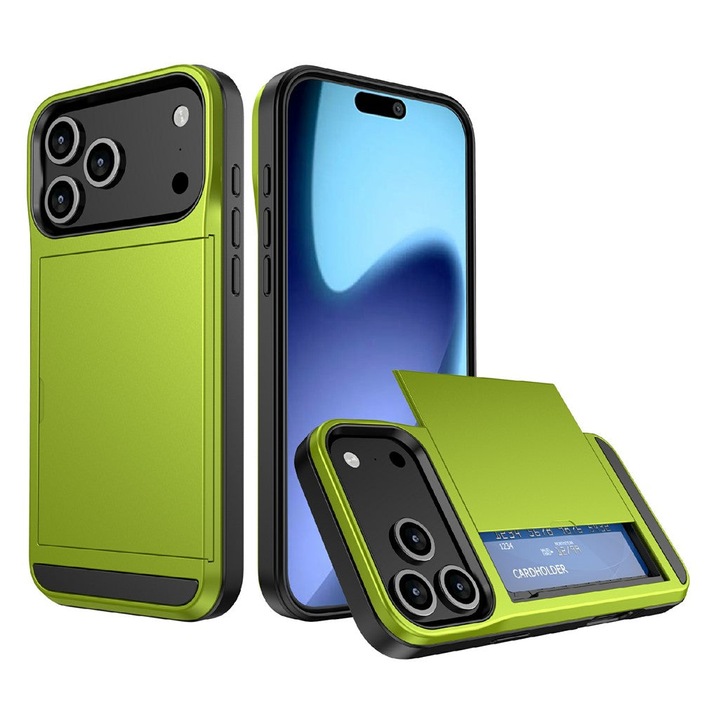 iPhone 17 Pro Schiebekartensteckplatz-Hülle – Mit Kratzfestem Design
