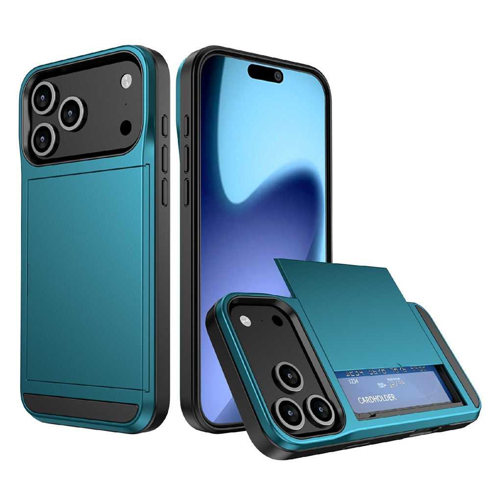 iPhone 17 Pro Schiebekartensteckplatz-Hülle – Mit Kratzfestem Design