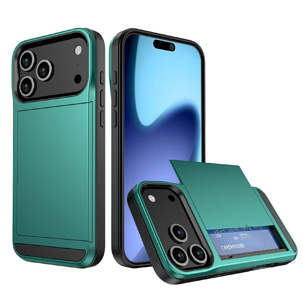 iPhone 17 Pro Schiebekartensteckplatz-Hülle – Mit Kratzfestem Design