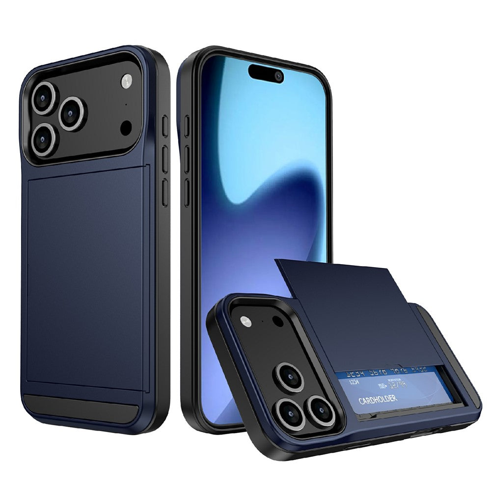 iPhone 17 Pro Max Schiebekartensteckplatz-Hülle – Mit Kratzfestem Design