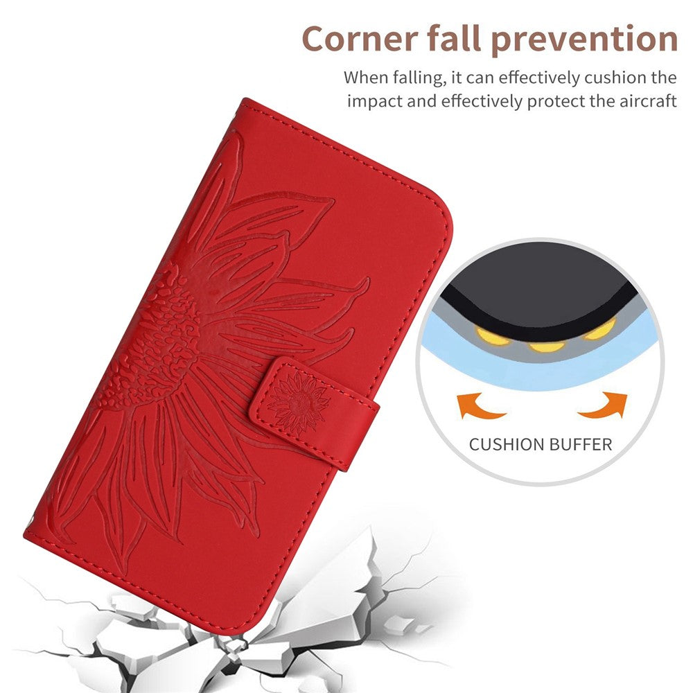 Galaxy S20 Ultra Wallet-Hülle – Sonnenblume aufgedruckt, mit Ständer & Riemen