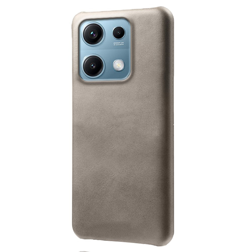 For Xiaomi Redmi Note 14S 4G Case Calf Texture PU Leather Hard PC Protective Phone Cover