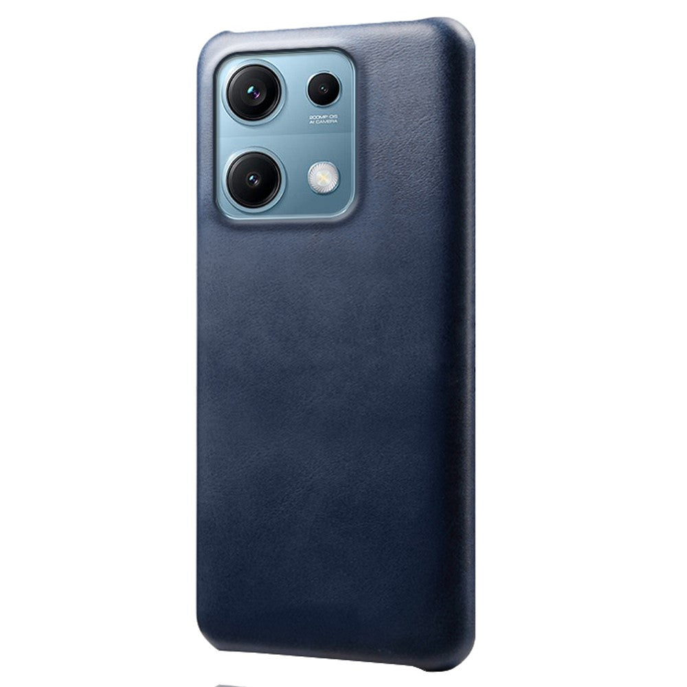 For Xiaomi Redmi Note 14S 4G Case Calf Texture PU Leather Hard PC Protective Phone Cover