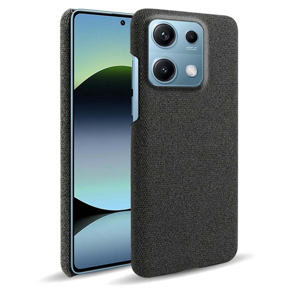 For Xiaomi Redmi Note 14S 4G Phone Case Cloth Texture Anti-Scratch Protective PC Back Cover