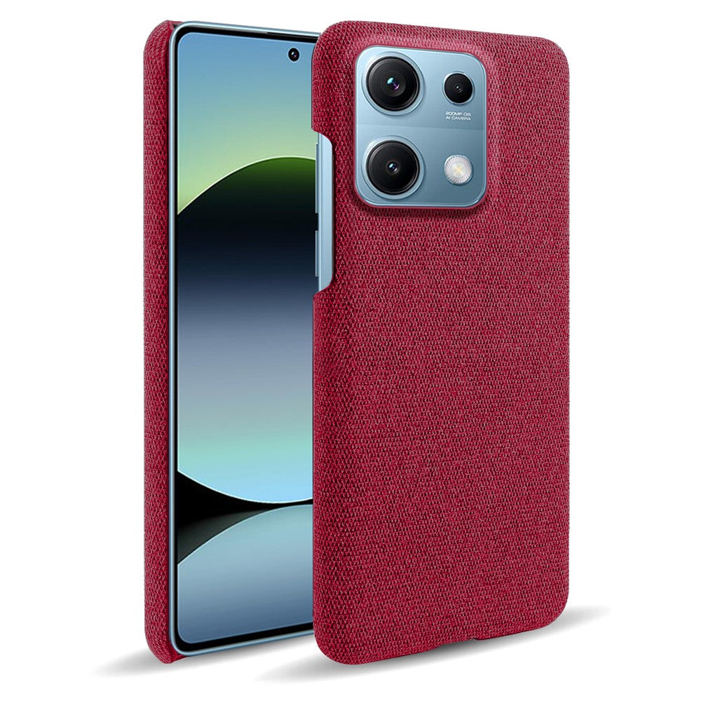 For Xiaomi Redmi Note 14S 4G Phone Case Cloth Texture Anti-Scratch Protective PC Back Cover