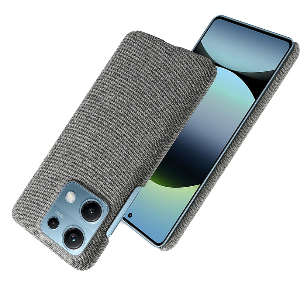 For Xiaomi Redmi Note 14S 4G Phone Case Cloth Texture Anti-Scratch Protective PC Back Cover