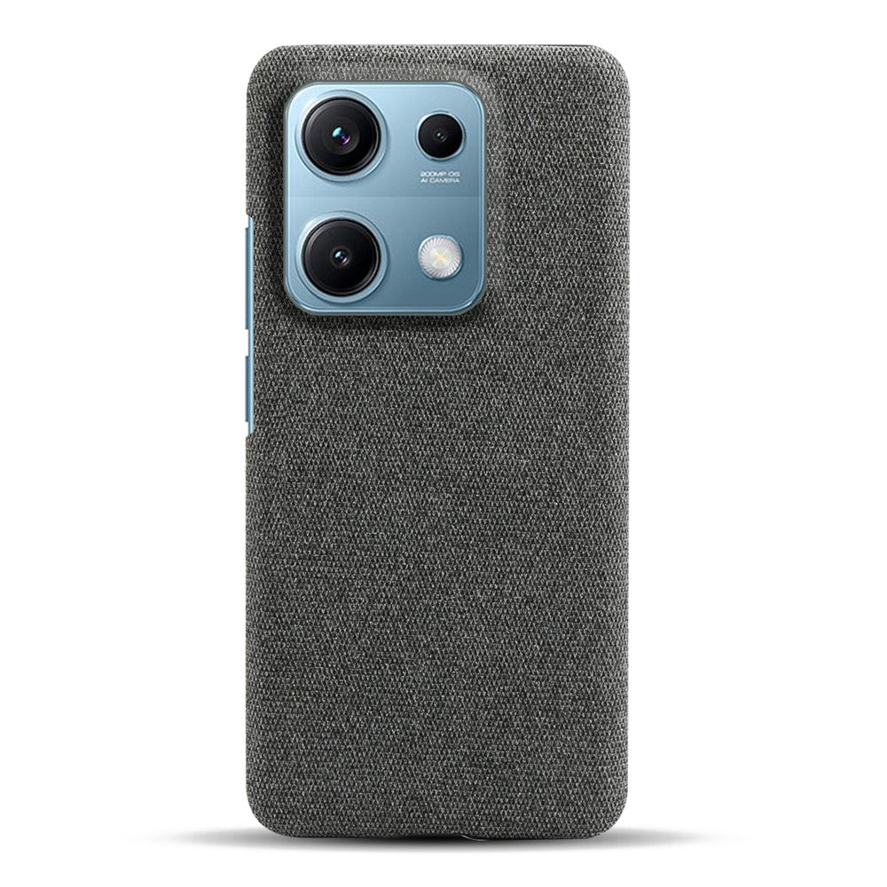 For Xiaomi Redmi Note 14S 4G Phone Case Cloth Texture Anti-Scratch Protective PC Back Cover