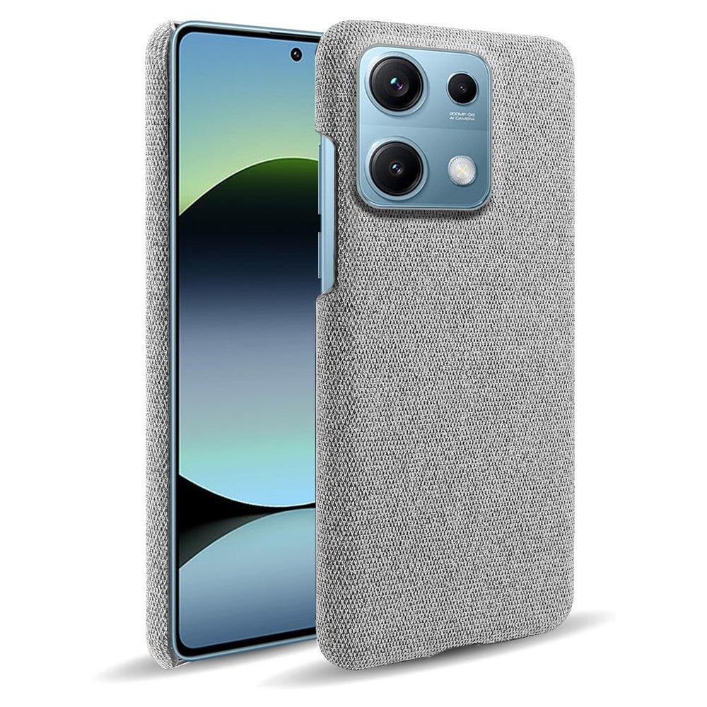 For Xiaomi Redmi Note 14S 4G Phone Case Cloth Texture Anti-Scratch Protective PC Back Cover