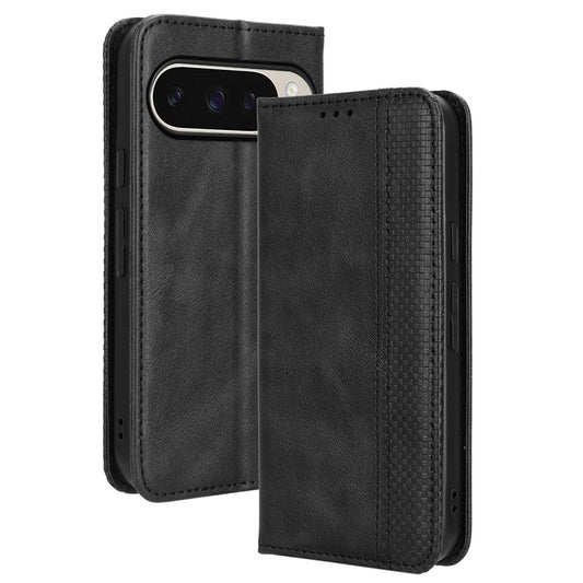 Pixel 10 / 10 Pro Lederhülle – Mit Brieftaschenfunktion, Ständer & Retro-Textur