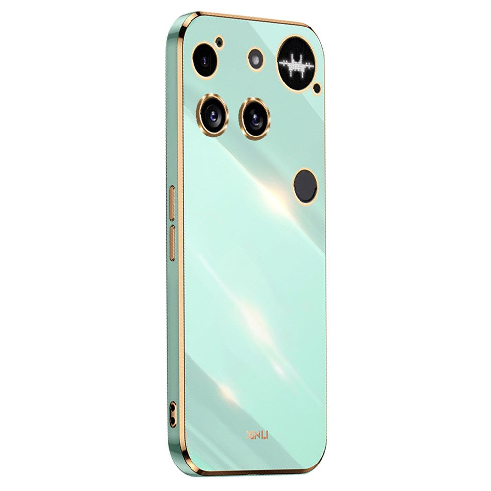 XINLI For Nothing Phone (3) 5G Case TPU Phone Cover with Electroplating Frame