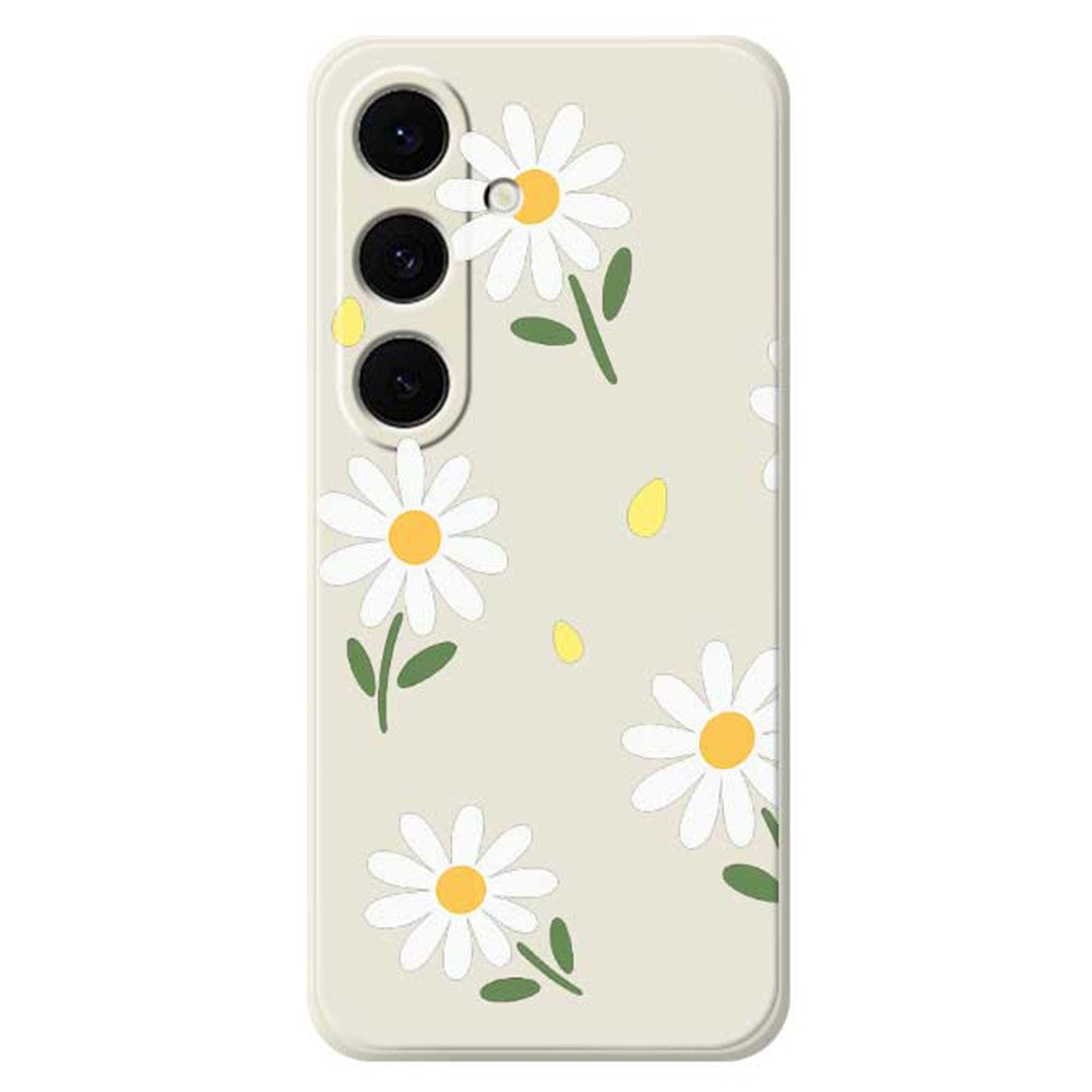 Galaxy S25 FE Schutzhülle – mit Gänseblümchenmuster