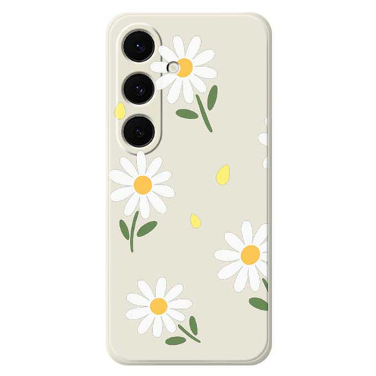 Galaxy S25 FE Schutzhülle – mit Gänseblümchenmuster