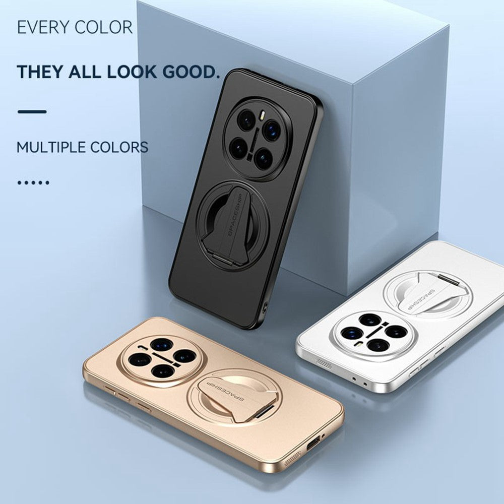 For Honor Magic7 Pro 5G Magnetic Case Hidden Kickstand Skin-Feel Matte PC TPU Phone Back Cover
